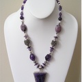 Charoite_sterling_pendant_on_amethyst_and_iris_jasper_necklace_accented_with_freshwater_pearl_and_Bali_sterling.jpg